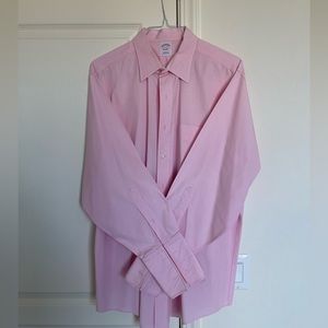 Brooks brothers pink dress shirt